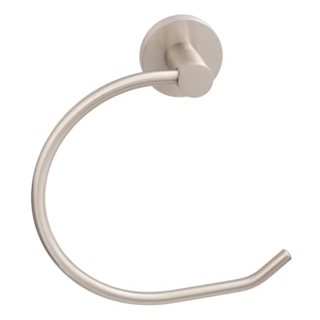 Sure-Loc Hardware Sure-Loc Hardware Lugano Solid Brass Towel Ring, Satin Nickel LG-TR2SB 15